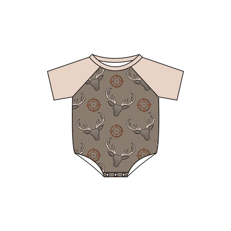 Baby Kids Cow deer rompers