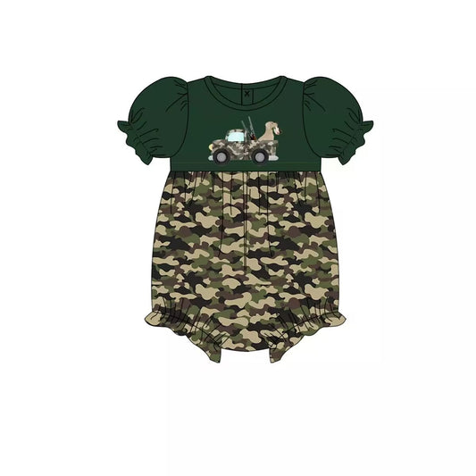 Baby Girls Summer hunting Camo rompers preorder