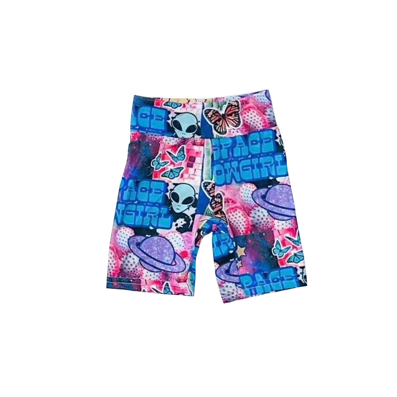 Baby Kids Girls Biking Space Summer Shorts