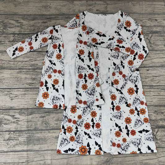 Adult women Halloween ghost flower jackets cardigans