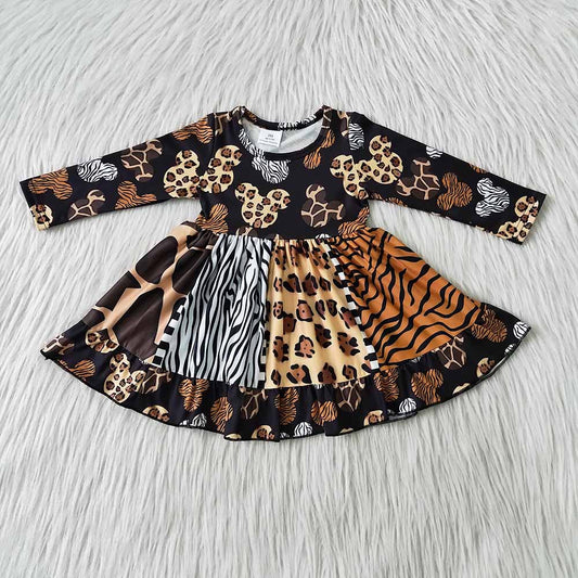 Leopard soft dress