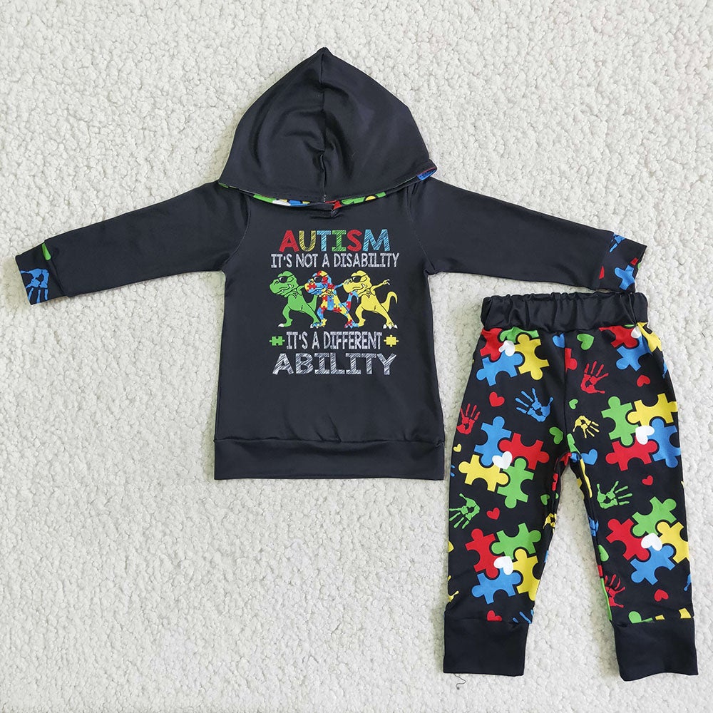 Baby boys Autism hoodie sets