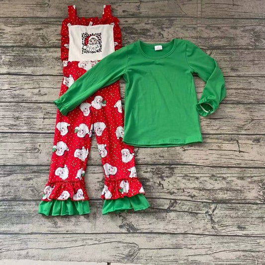 Christmas Santa overall 2pcs sets