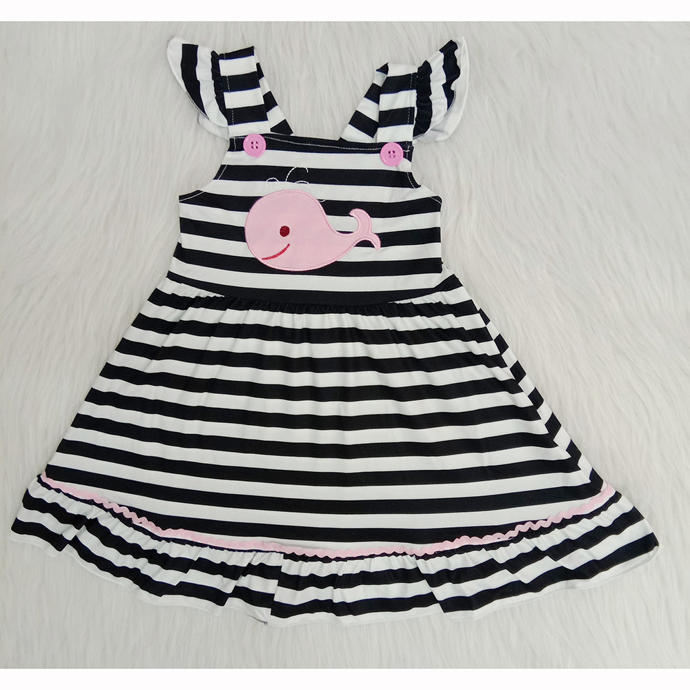 O-Neck stripes dress