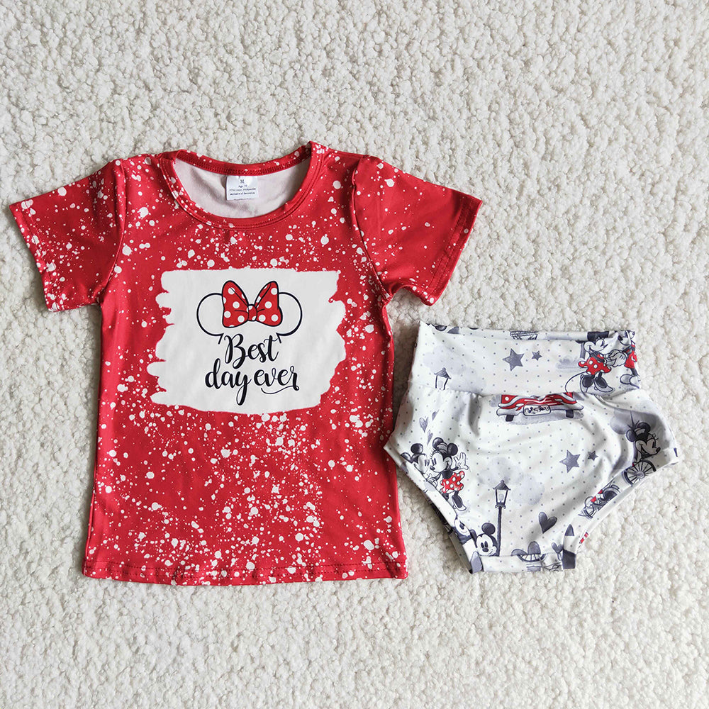 Baby girls best day ever bummie sets