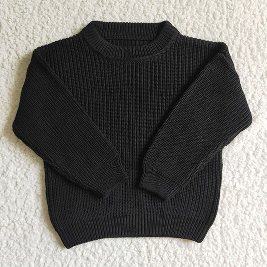 Baby Girls Fall black pullover Color Sweaters