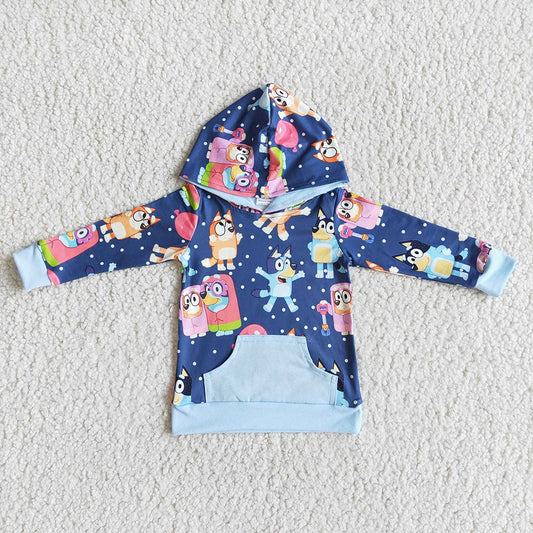 Boys dog hoodie top