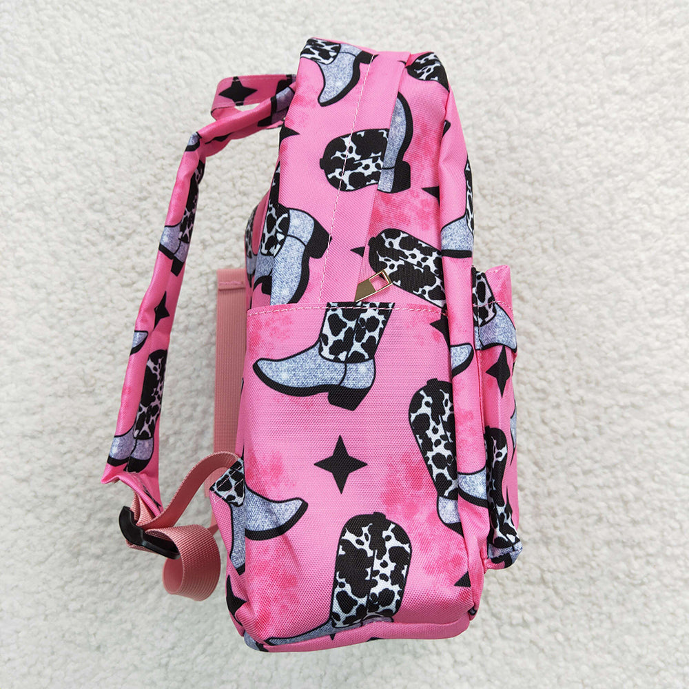 Baby Kids Children Western Boots Prints Back Bags