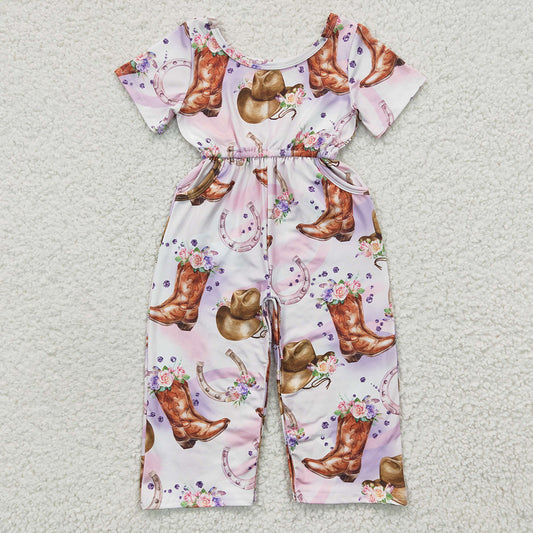 Baby Girls Boots Hats Western Jumpsuits