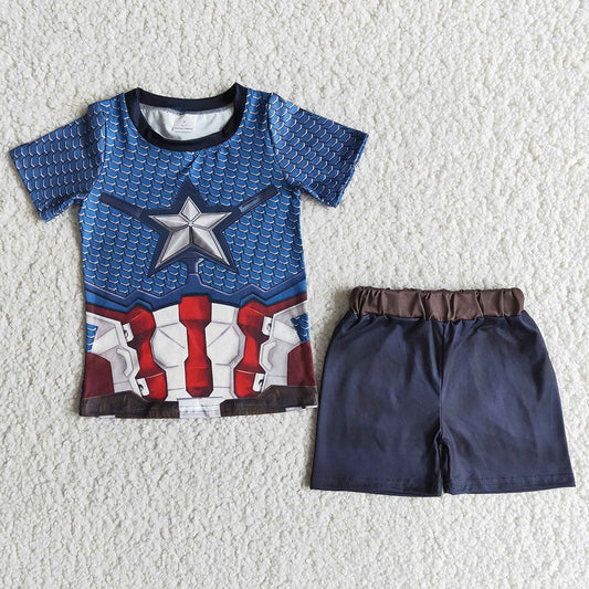 Baby Boys Cartoon Shorts Sets