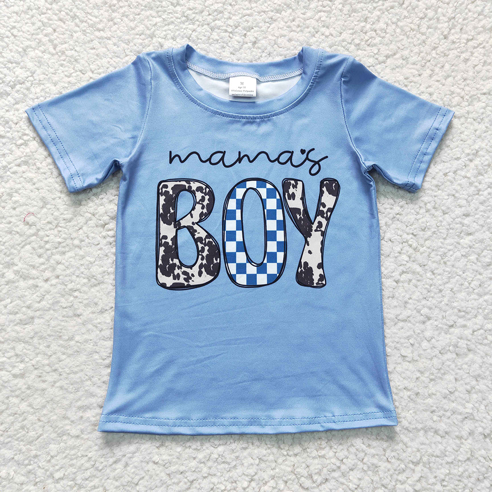 Mama's Boy Blue Color shirts tops