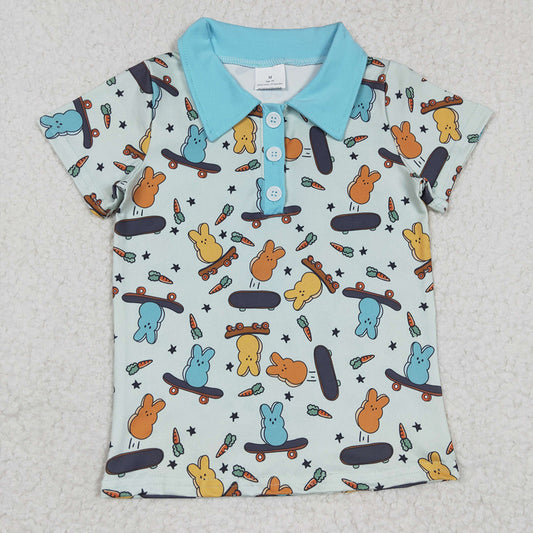 Baby Boys Easter Bunny Short Sleeve Tee Shirts Tops