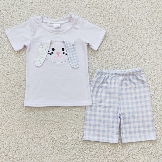 Baby Boys Easter rabbit shorts sets