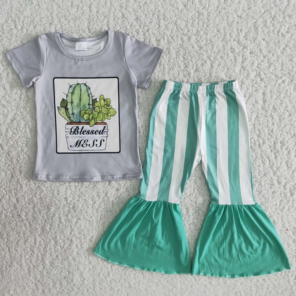 Cactus stripe bell set