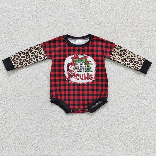 Baby Girls Christmas Candy Cute Rompers