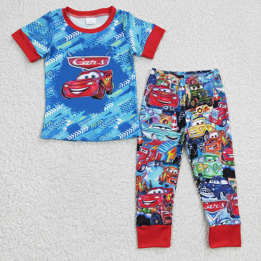 Baby Boys Cartoon Car Pants Clothes sets