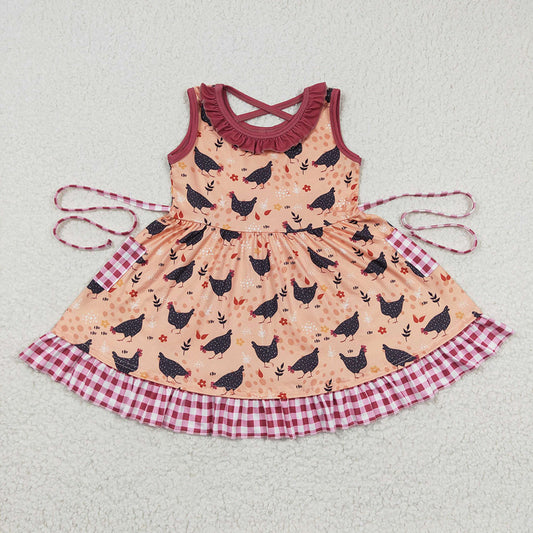 Baby Girls Chicken Knee Length Dresses