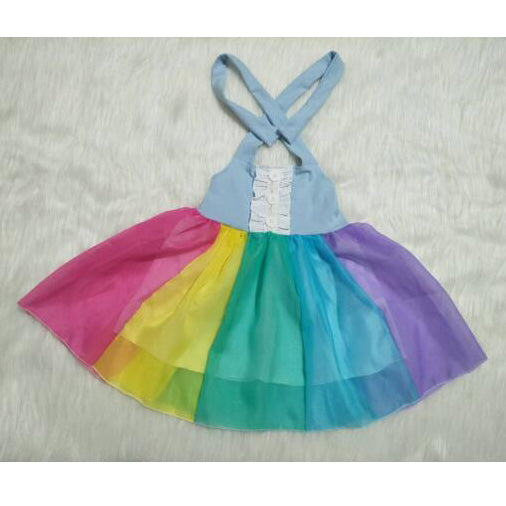 Beautiful colorful chiffon dress