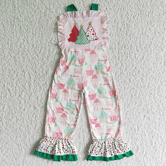 Baby Girls Christmas tree Jumpsuits Rompers