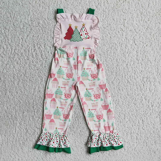 Baby Girls Christmas tree Jumpsuits Rompers