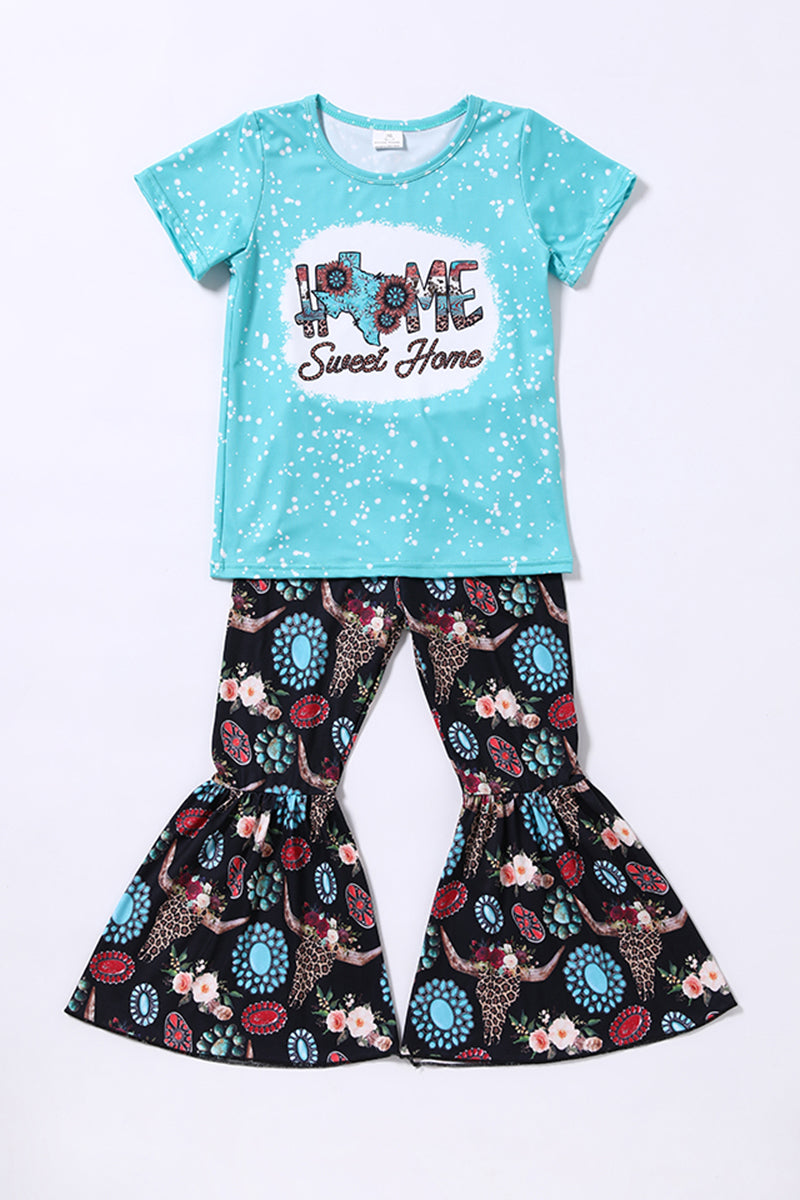 Kids Sweethome western pants sets