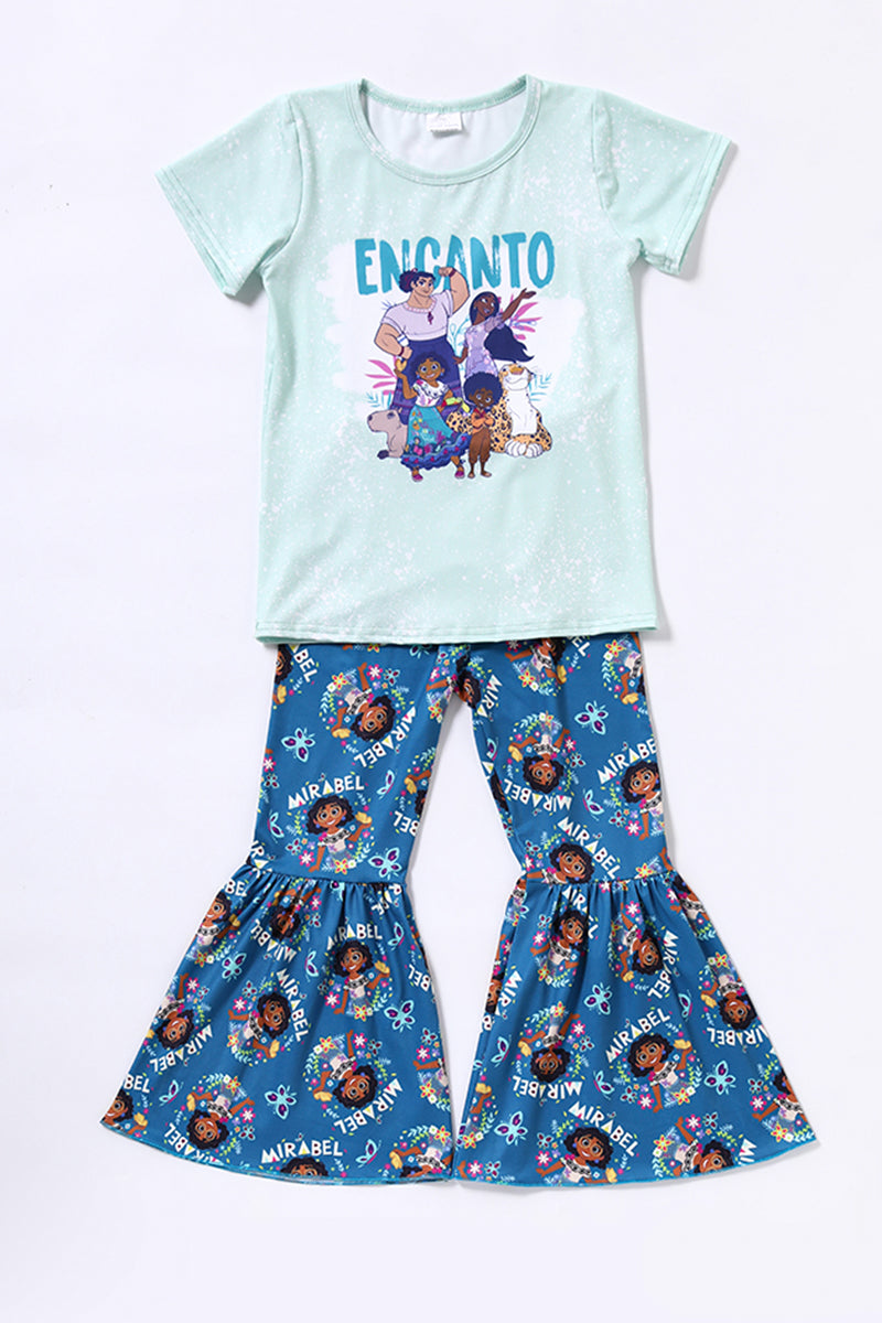 Kids cartoon movie bell pants sets