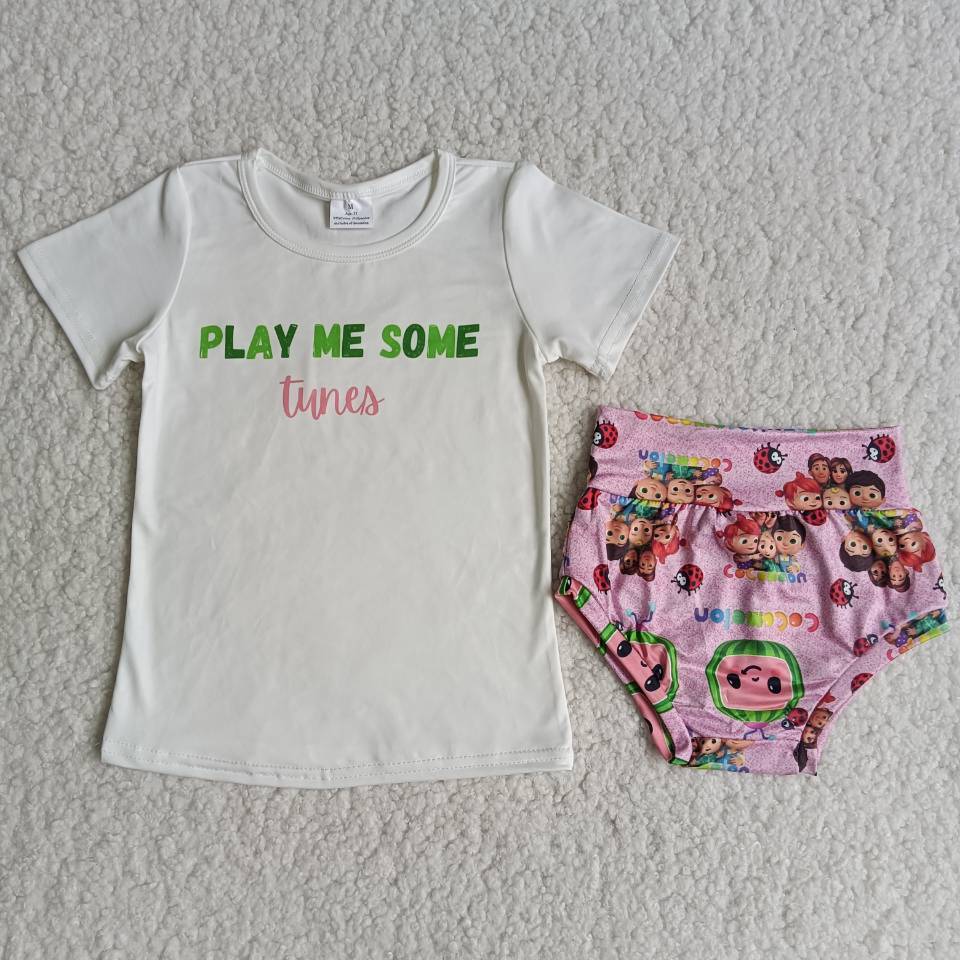 Letter lovely baby Size bummie set