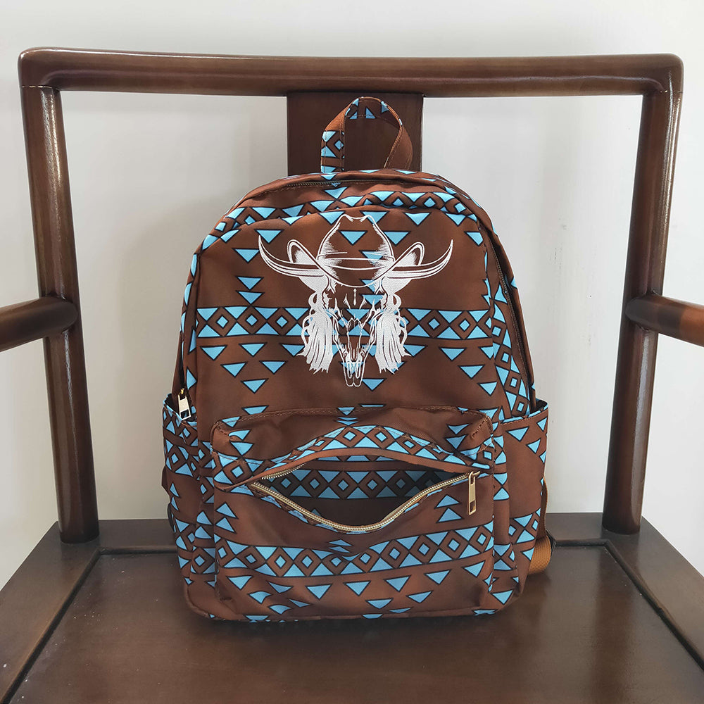 Baby Kids Children Western Cow Aztec Prints Back Bags