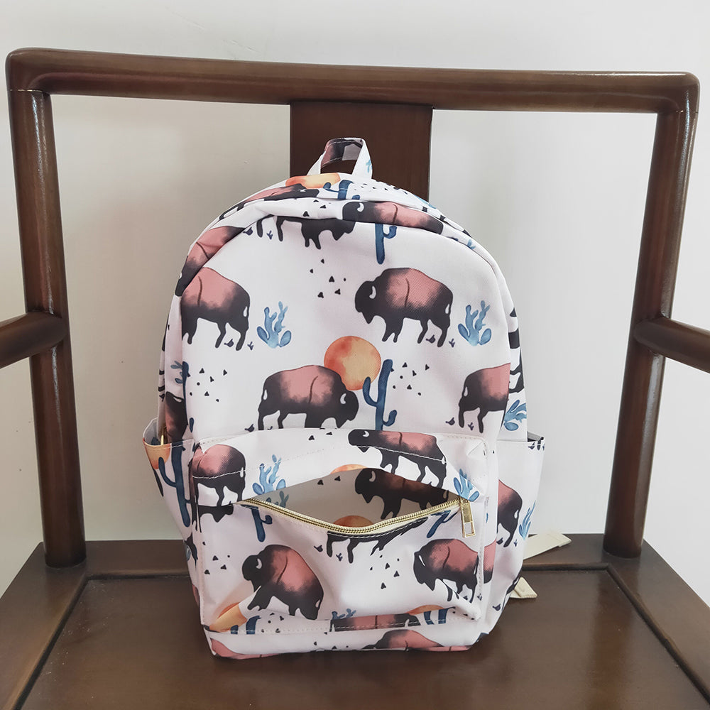 Kids Children Western Cow Back Bags