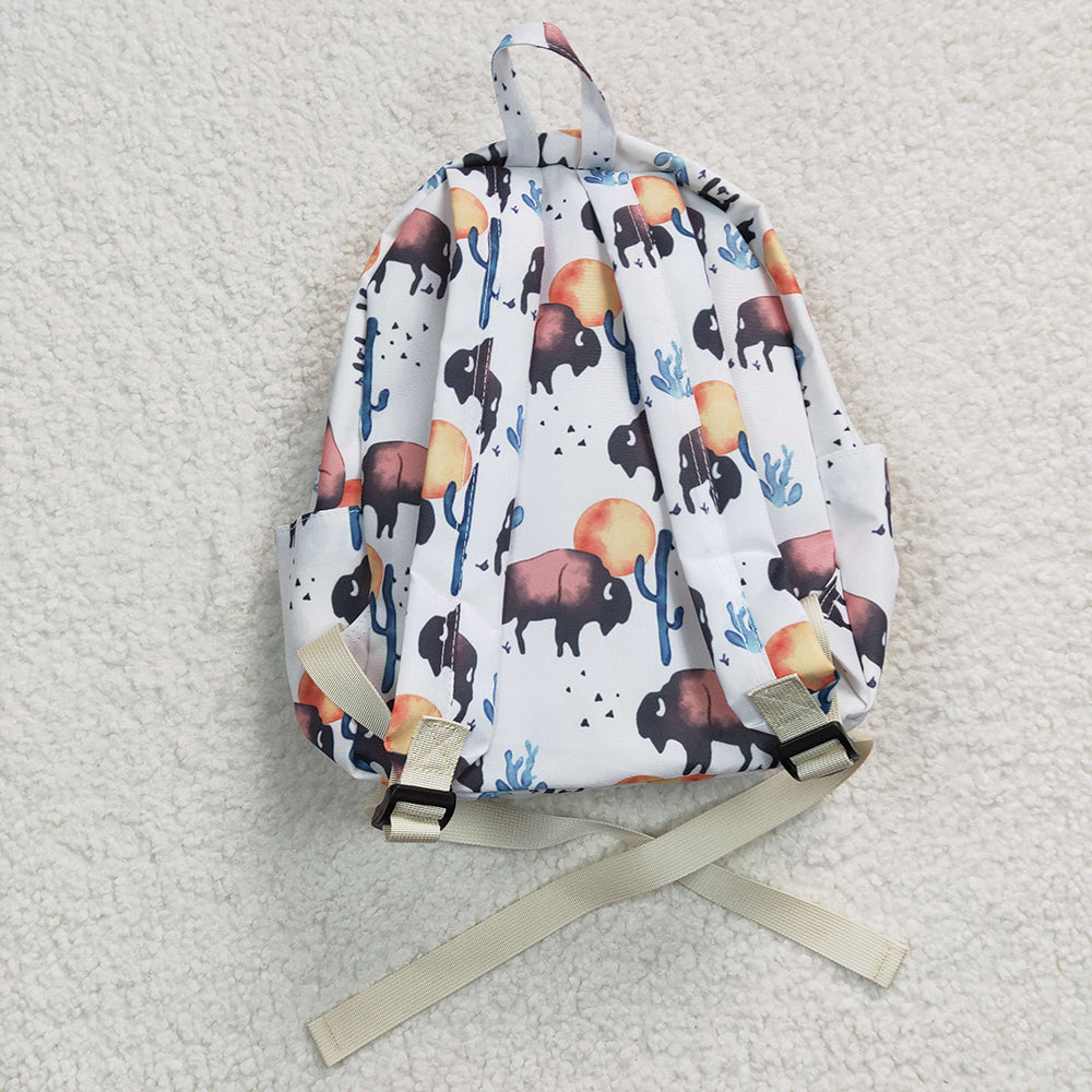 Kids Children Western Cow Back Bags