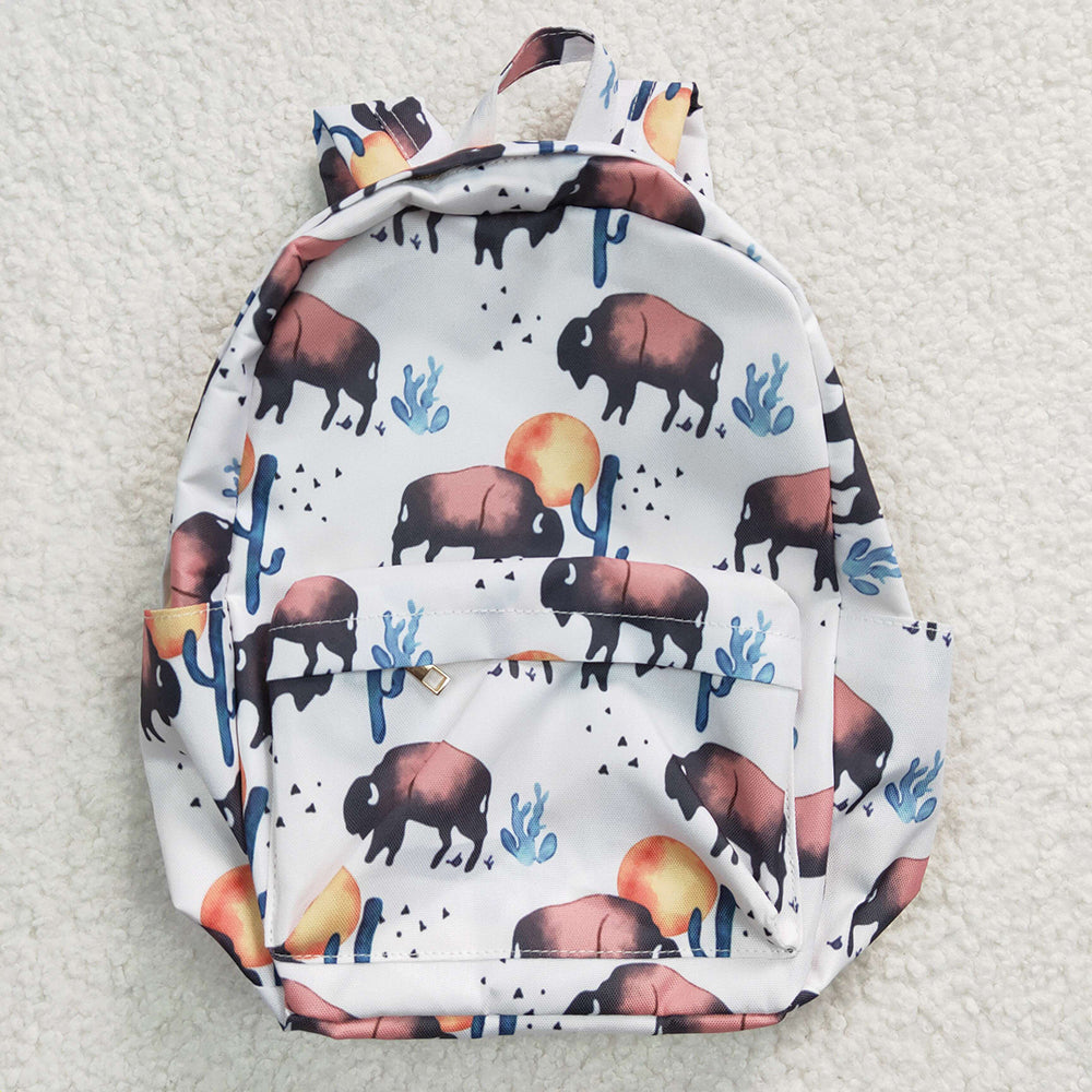 Kids Children Western Cow Back Bags