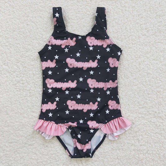 Baby Girls Western Swimsuits Bathing Suits