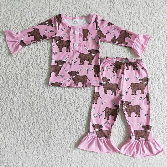 Girls heifer pajamas