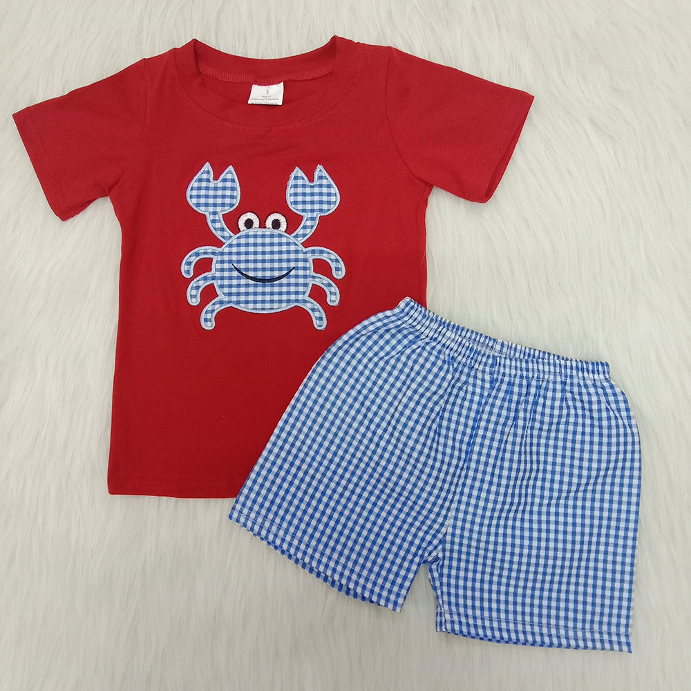 Red crab lattice outfits