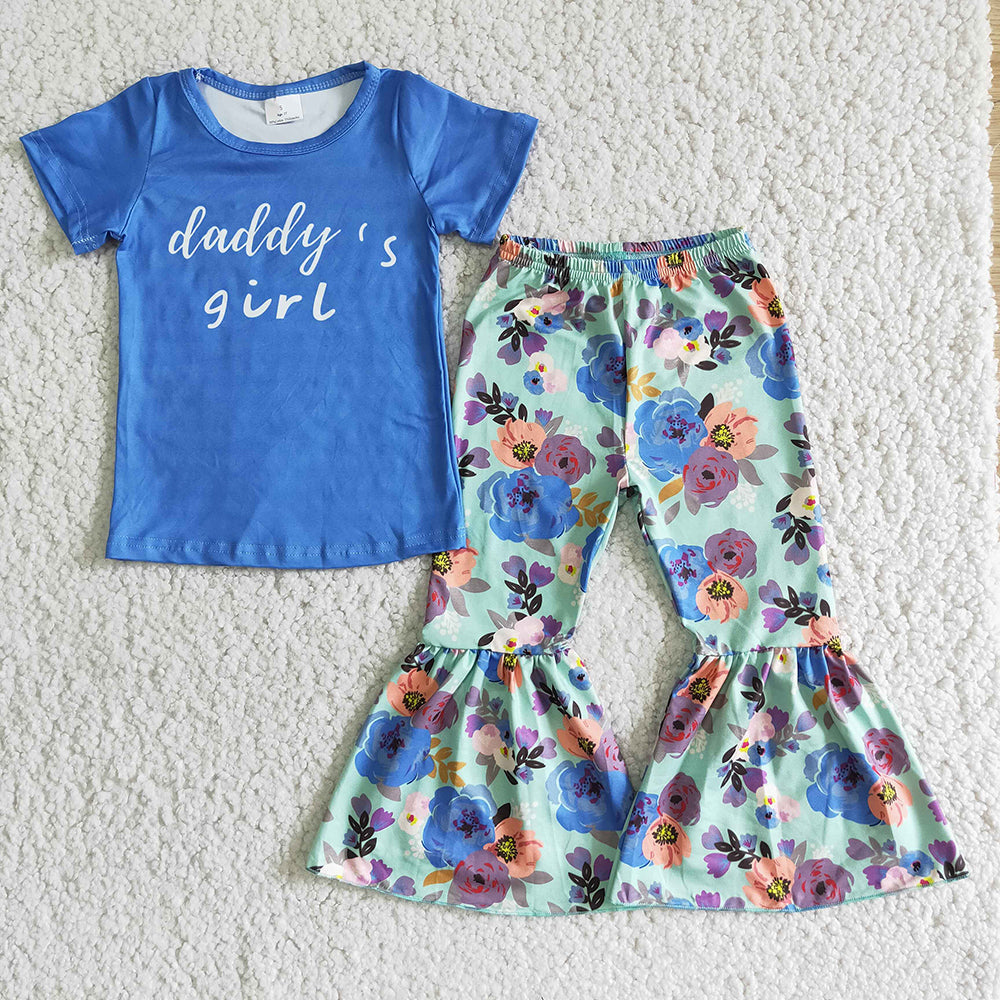 Daddy's girl floral set