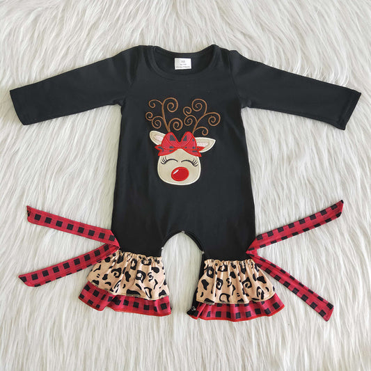 Deer Christmas romper