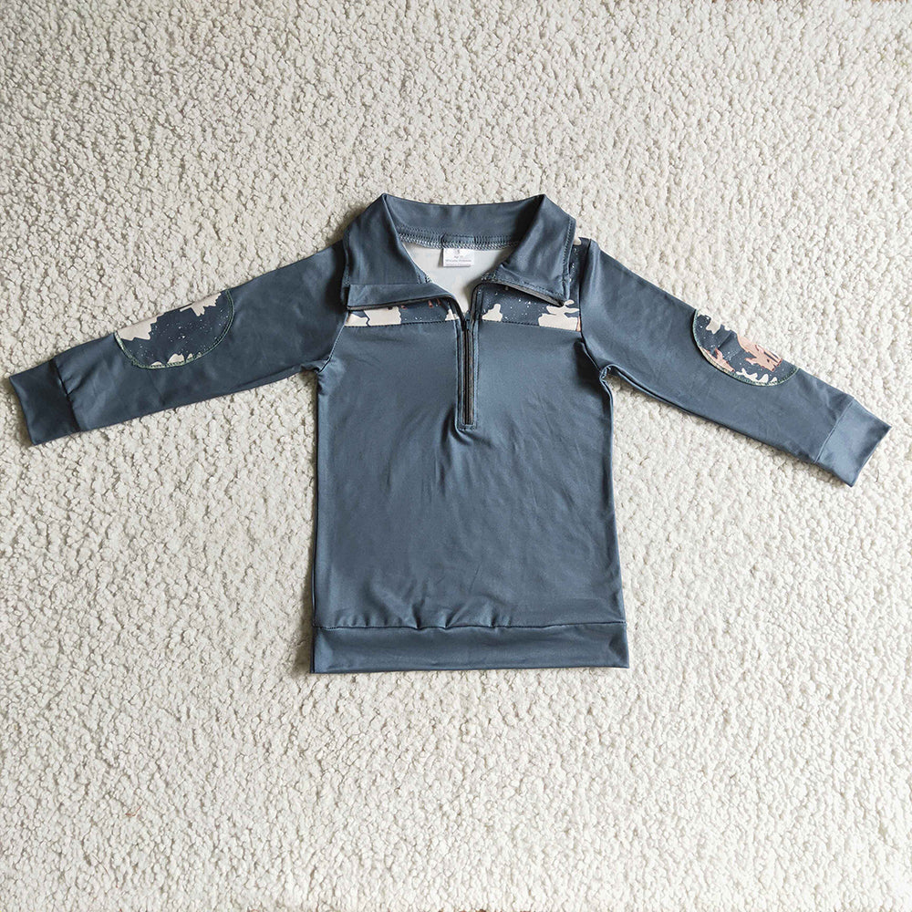 Baby Boys Green Deer Christmas pullovers