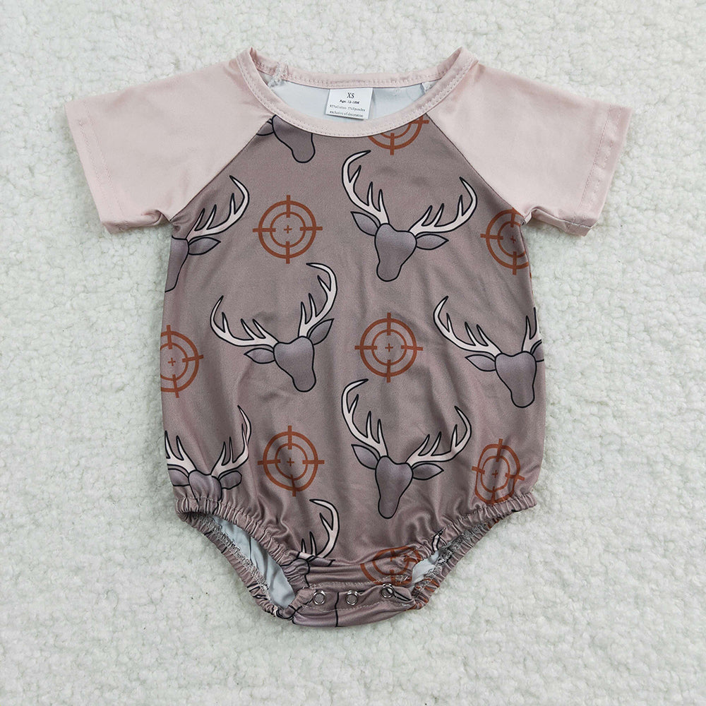 Baby Kids Cow deer rompers