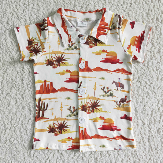Baby Boys western button up shirts 6