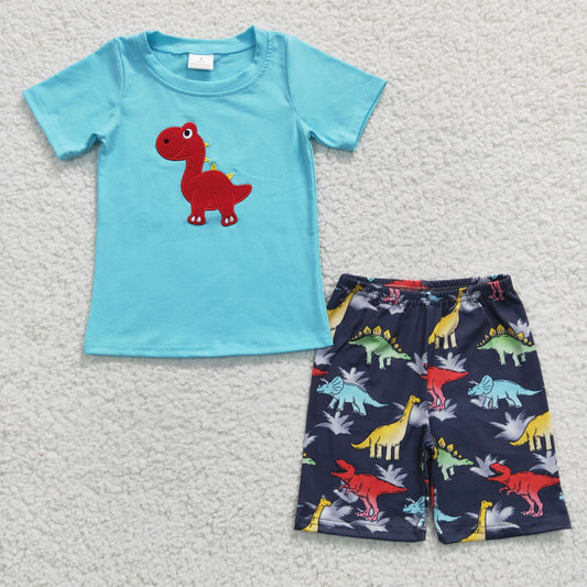 Baby Boys Dinosaur Summer Shorts Sets