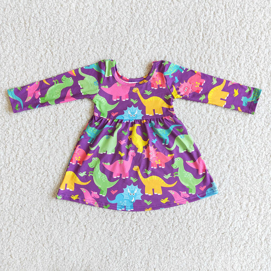 Colorful Dinosaur dresses