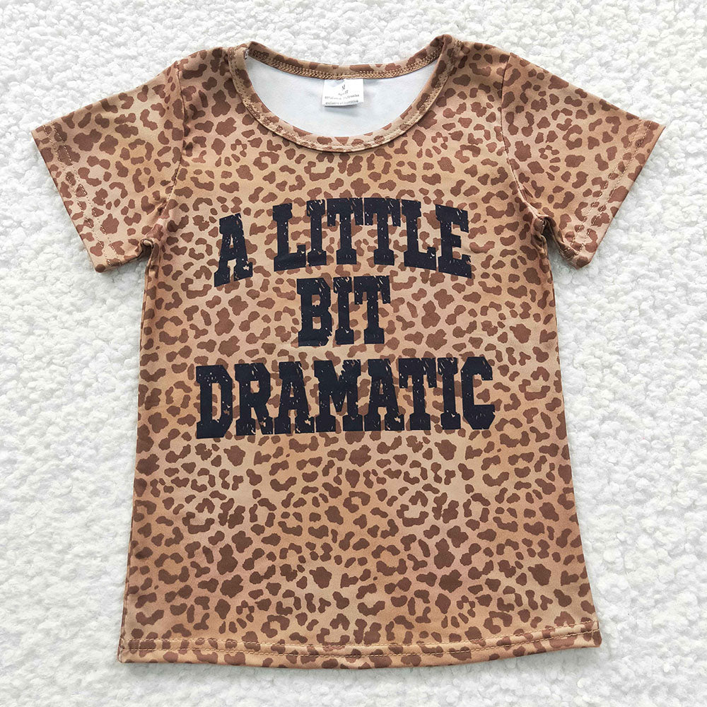 Baby Girls A Little Bit Dramatic Short Sleeve Shirts Tops