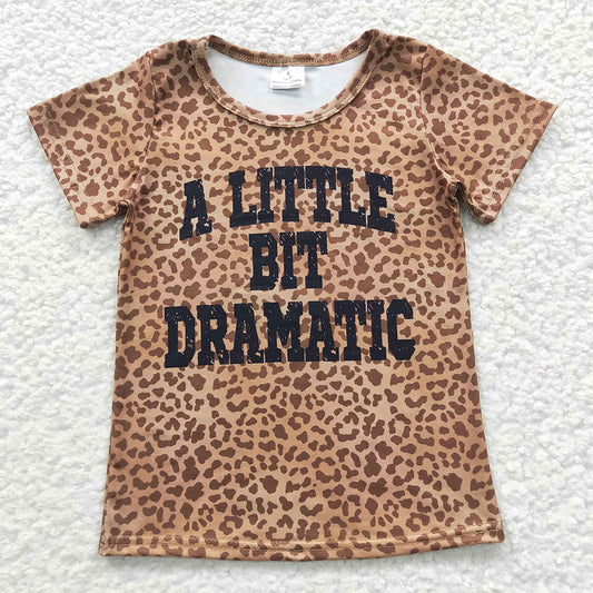Baby Girls A Little Bit Dramatic Short Sleeve Shirts Tops