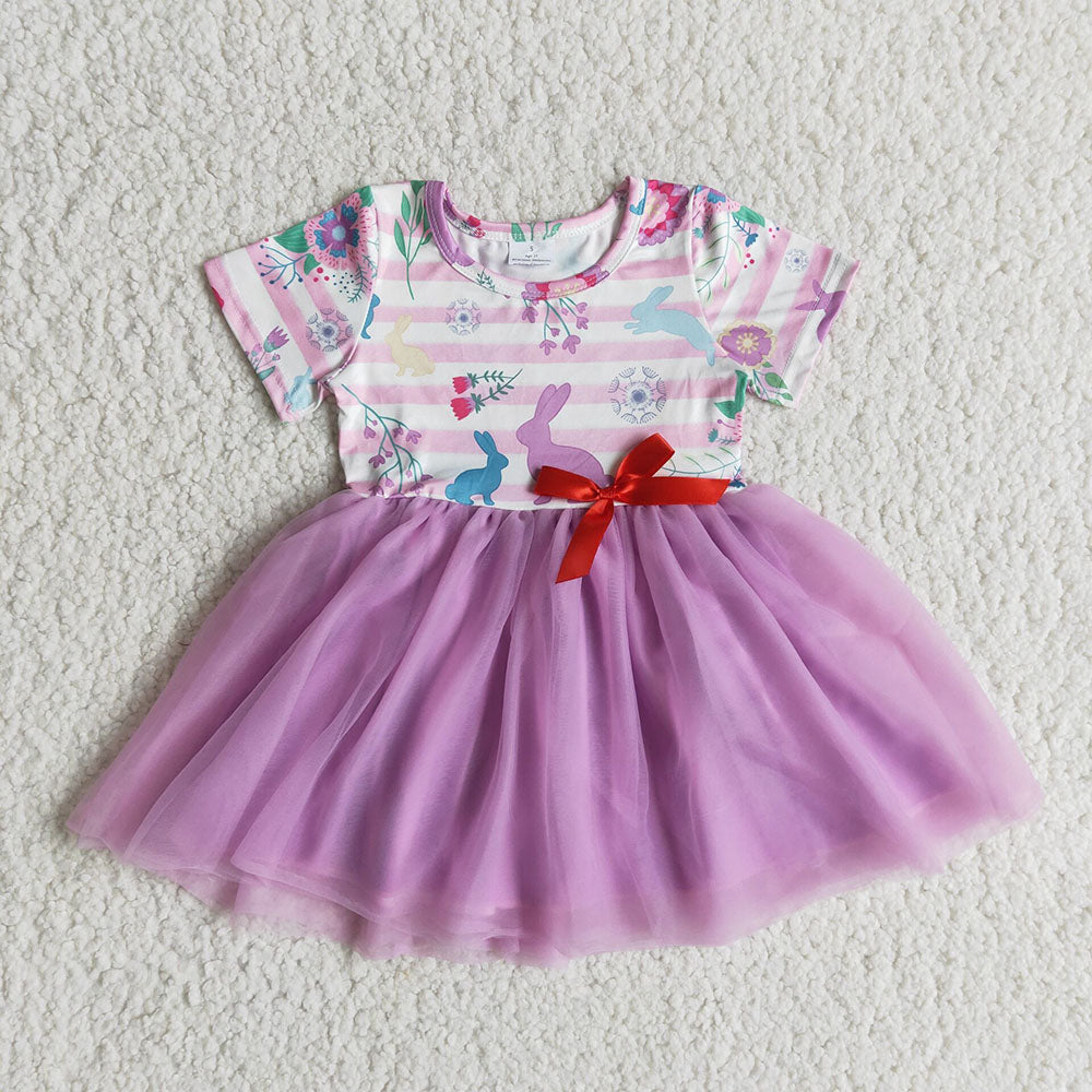 Easter bunny lavender tutu dresses