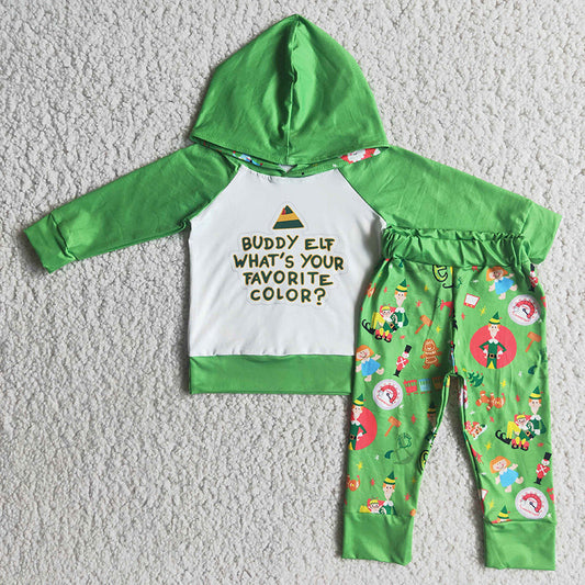 Baby boys Christmas cartoon hoodie sets