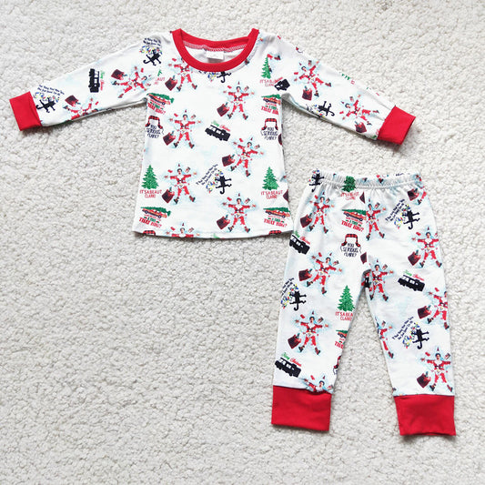 Boys cartoon Christmas pajamas