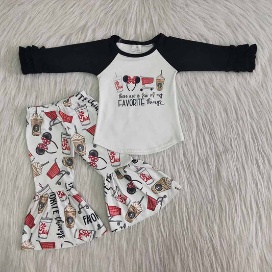 Snacks long sleeve pants sets