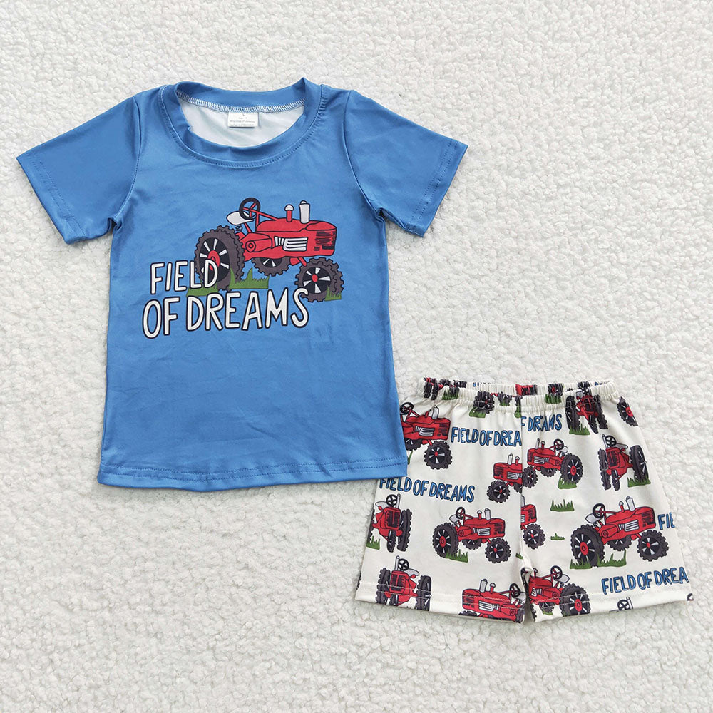 Baby Boys Field Dreams Summer Shorts Sets