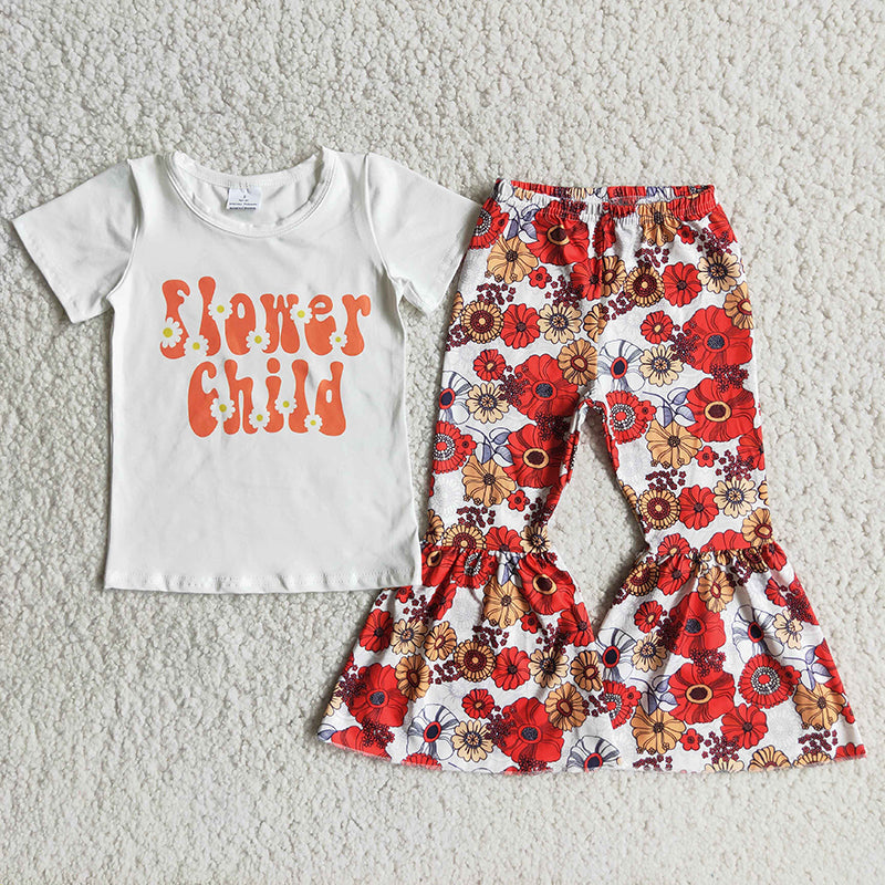 Flower child bell set