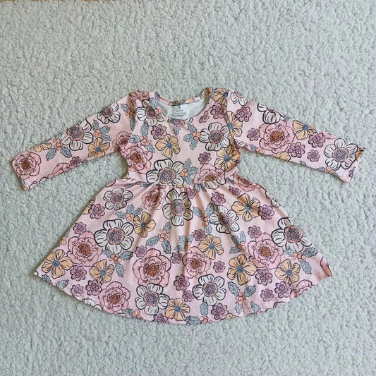 Fall Floral flower girls dresses